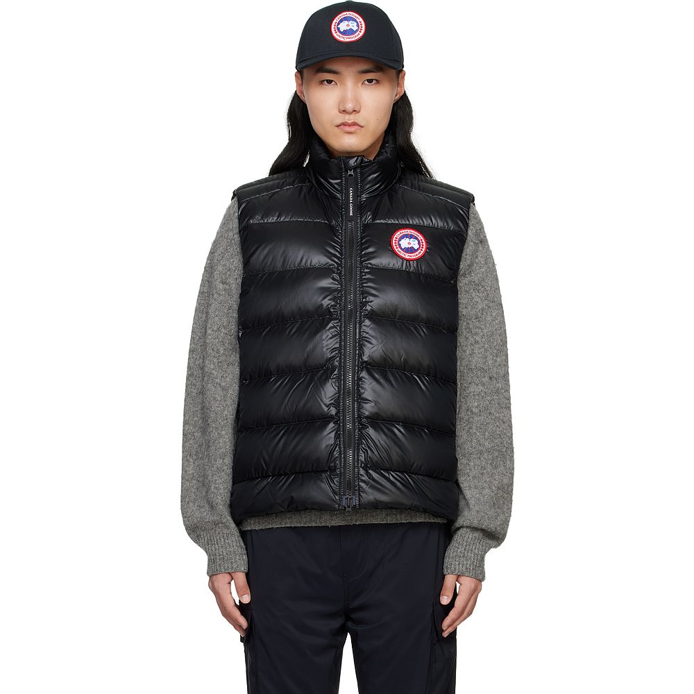 Canada Goose 加拿大鹅 男士 黑色 Crofton 羽绒马甲 2229M