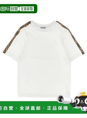 1h可退 香港直邮BURBERRY 男童T恤 8108049WHITE AW2025 白色 Che