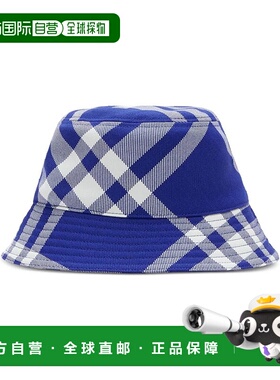 香港直邮BURBERRY 男士帽子 8079490B7369-13 AW2024 蓝色 Burber