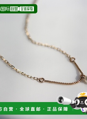 1h可退 日本直邮cui-cui 单边珍珠耳环 K10YG 黄金材质 777643