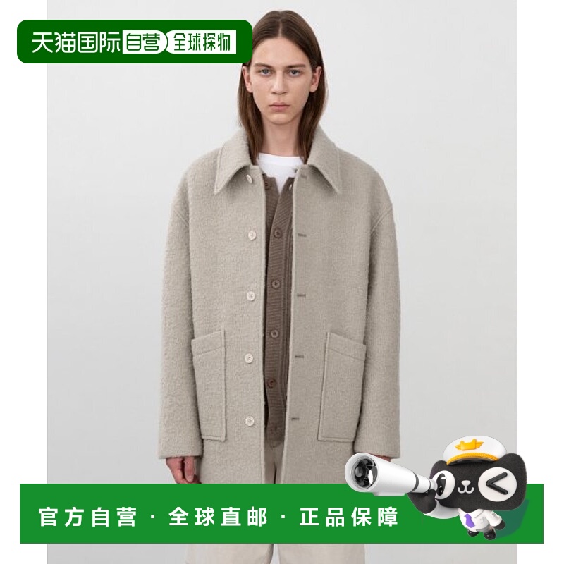 韩国直邮INSILENCE设计师款通用日常休闲宽松时尚大衣IM2B4CT32AB