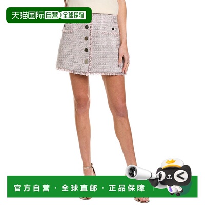 自营 TOCCIN Ariel 粗花呢半身裙 - 粉色 美国奥莱直发