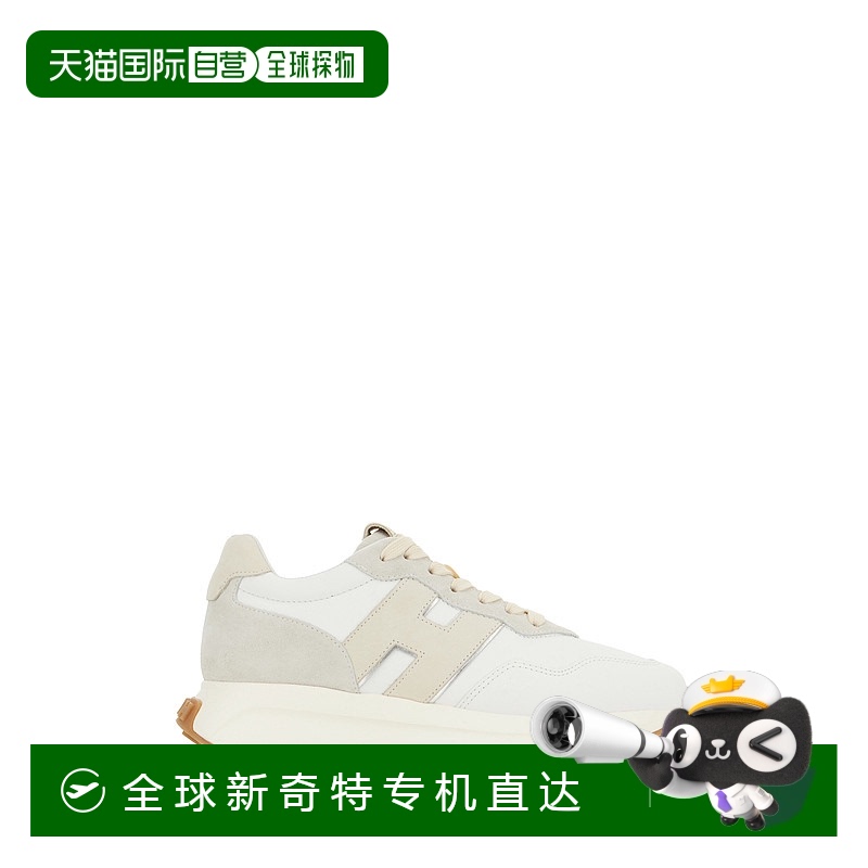 1h可退 香港直邮Hogan 女士 H641 白色皮质运动鞋 HXW6410EH41UHJ