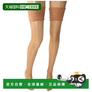 1h可退 香港直邮Wolford 女士 20 Stay-Up Thigh Highs 缎面质感
