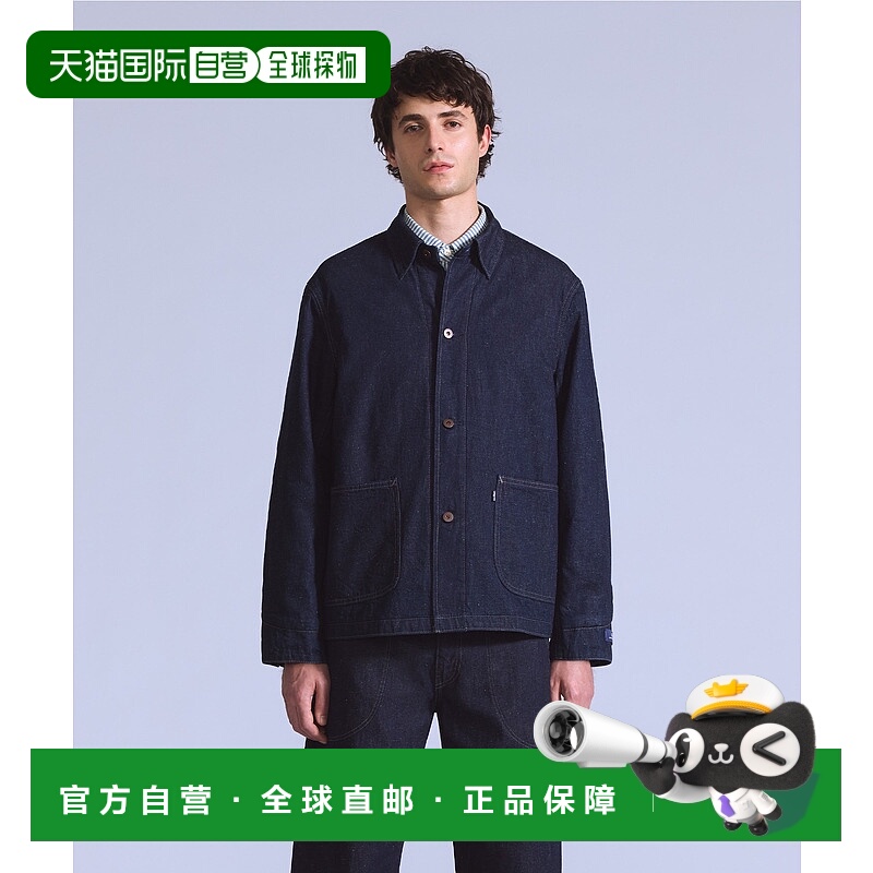 1h可退 日本直邮Levi's 男装 宽松版型 蓝标海军风外套 日本製面