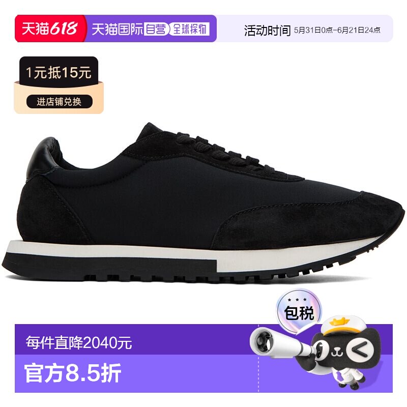 香港直邮The Row 女士 黑色 Owen 运动鞋 F1284L25W206