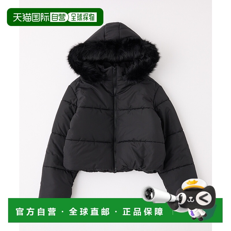 1h可退 日本直邮NICE CLAUP  女装短款中棉外套 可拆卸毛领  0152