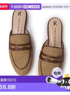 日本直邮FABIO RUSCONI 平底穆勒乐福鞋 FA933BW021270