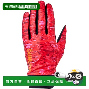 【日本直邮】SUNLINE 全指钓鱼手套 SUG-702 红色