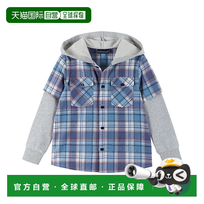自营Andy & Evan Twofer Hoodie - blue 美国奥莱直发