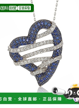 自营Suzy Levian Sterling Silver Pink Sapphire and Diamond Ac