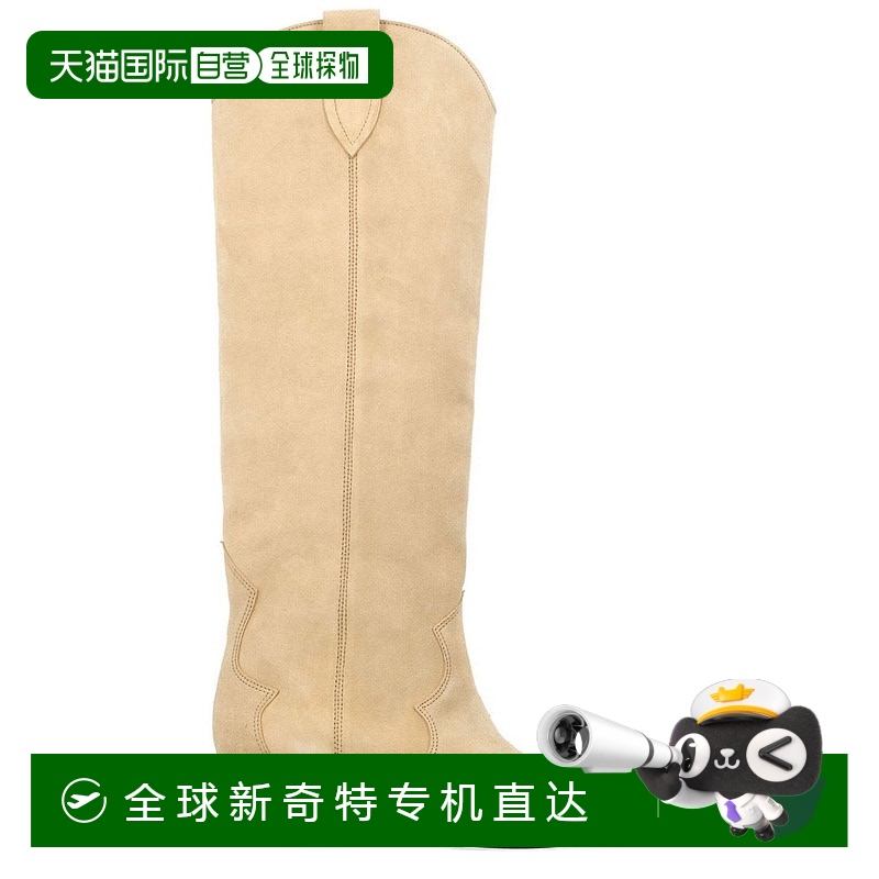 香港直邮Isabel Marant 伊莎贝尔 玛兰 女士 Denvee 粗跟长筒靴 B