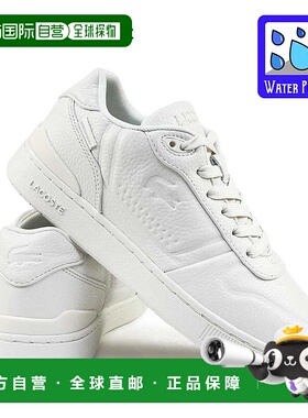 日本直邮Lacoste 女士防水运动鞋白色皮革 T-Clip Shield 225 1 S