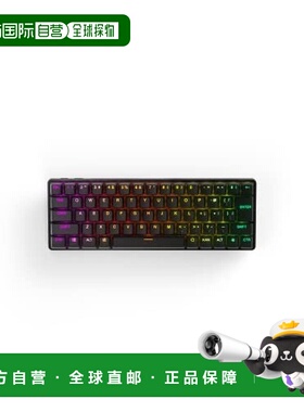 【日本直邮】Steelseries赛睿 迷你游戏键盘 无线 黑色 64829鼠标