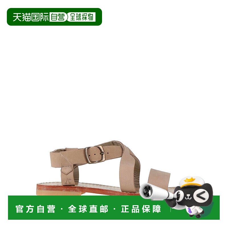 1h可退 香港直邮潮奢 Bonpoint 女童 凉鞋童鞋 brown棕色 舒适时