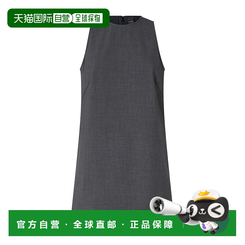 1h可退 香港直邮PINKO 女士连衣裙 106077A2ZTI90 AW2025 灰色 Pi