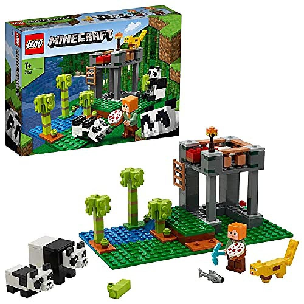 日本直邮LEGO乐高积木我的世界熊猫幼儿园21158儿童拼插积木