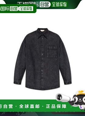 香港直邮MARNI 男士衬衫 CUJU0061A2USCV35MMN99 AW2024 黑色