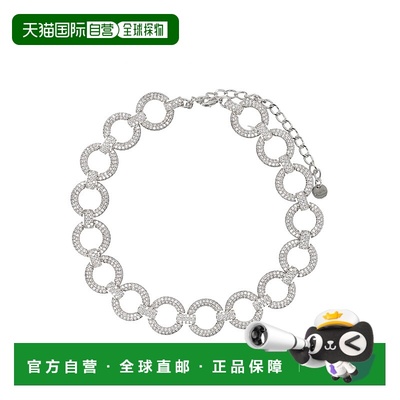 1h可退 香港直邮Self-Portrait 女士 水晶链环短项链 AW25618NSLS