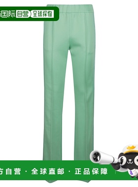 香港直邮FENDI 女士休闲裤 FAB334AK95F1K9X SS2024 绿色喇叭裤