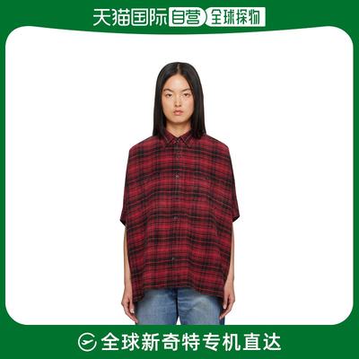 香港直邮潮奢 R13 女士红色 Oversized 衬衫