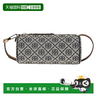 香港直邮Tory Burch  Fleming菱格纹圆筒包单肩斜挎手提包 175539