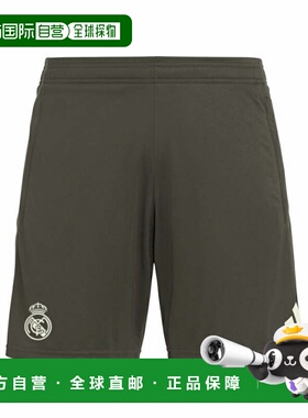 日本直邮adidas 皇家马德里蒂罗25训练短裤 KPE70 JP3992 灰色 运