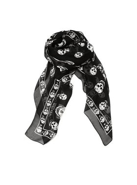 香港直邮ALEXANDER MCQUEEN 男士围巾 1106404Q010 高级感 正品