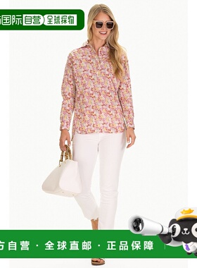 自营duffield lane粉红色花朵的萨凡纳束腰外衣-粉红色 美国奥莱