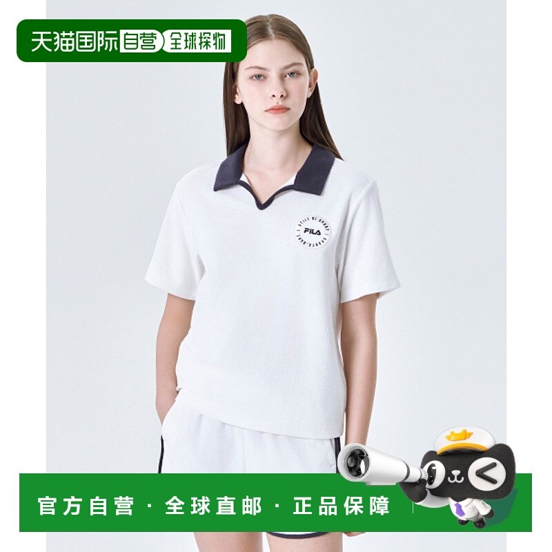韩国直邮FILA 女士Polo衫1100FS2TSG2452FOWH斐乐