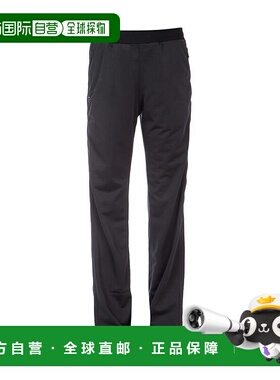 香港直邮Valentino 黑色logo印花休闲裤 RB3MD00G49P卫裤