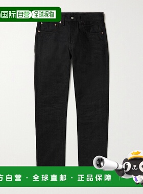 1h可退 香港直邮潮奢 RRL 拉夫 劳伦RRL 男士 修身滚边牛仔裤 782