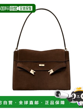 香港直邮Tory Burch 大号 LEE RADZIWILL 绒面革单肩包 169256