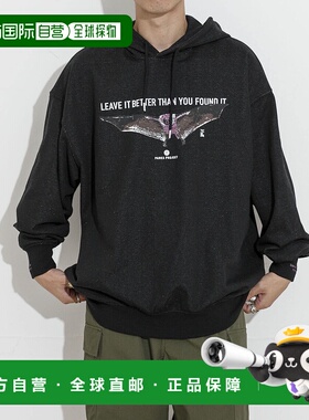 1h可退 日本直邮PARKS PROJECT 男装 Ecorich环保材质印花连帽卫