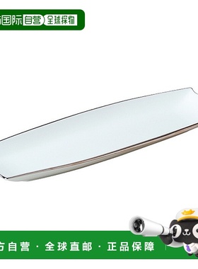 日潮跑腿NARUMI Forte 长方形托盘子（铂金）37 厘米 (50554-3458