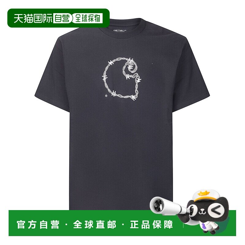 1h可退 香港直邮CARHARTT WIP 男士T恤 I03623789XX CO 黑色 短袖图片