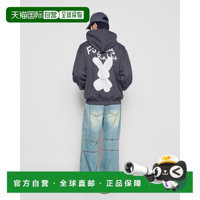 韩国直邮acme de la vie AKMEDRABI DOODLE毛毛兔连帽外套 - DOOD