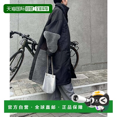 日本直邮CIAOPANIC TYPY 男女同款中棉拼接设计宽松大衣 TYZ10423