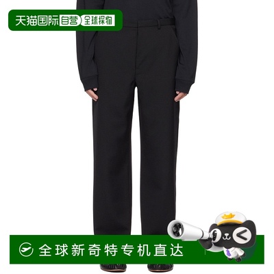 香港直邮潮奢 Acne Studios 艾克妮 男士 黑色 Regular-Fit 长裤