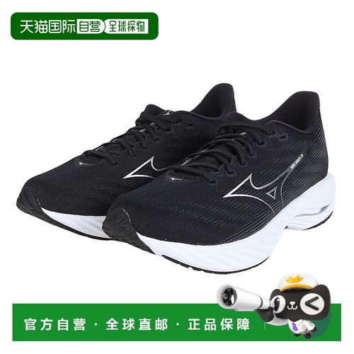 日潮跑腿MIZUNO 美津浓（男式）跑步鞋 Wave Rider 28 黑银 J1GC2
