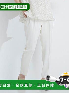 1h可退 日本直邮tiara女士舒适易穿褶皱长裤 A0141FP432休闲裤