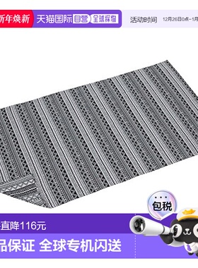 【日本直邮】鹿牌 露营休闲床单垫地毯 100 x 180cm 黑色UP-2567