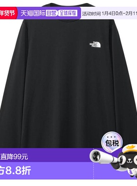日本直邮THE NORTH FACE 长袖T恤 GTD混纺圆领 NT12597 K [男士款