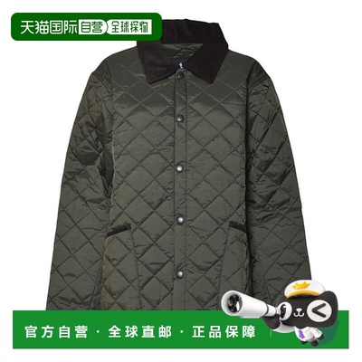 自营barbourQuilted Casual Jacket With Contrasting Trim Detai