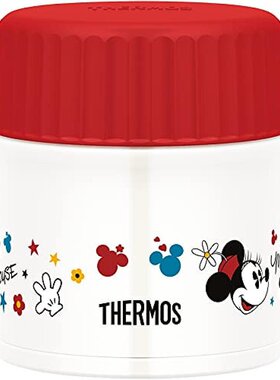 日本直邮日本膳魔师真空隔热保温水杯300ml迪士尼红黑JBU-301DS