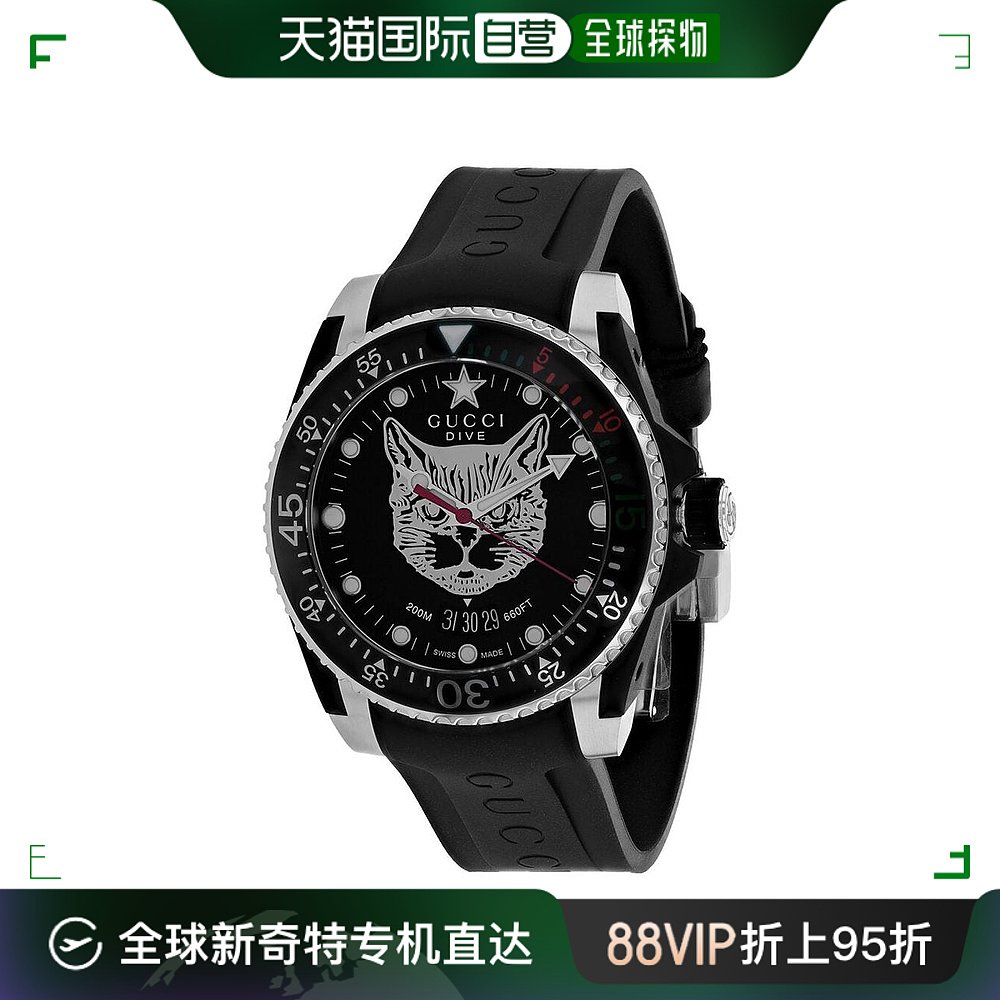 自营gucci 男士 休闲手表古驰表盘腕表潜水表