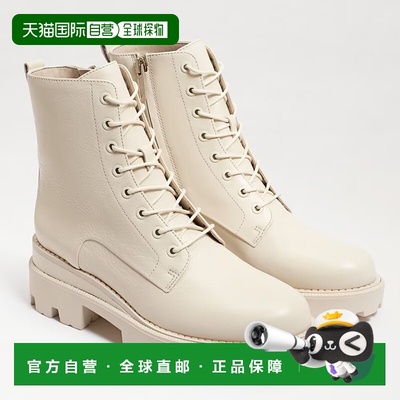 自营Sam Edelman Garret EC0226074 Boot WoIvory Leather Platfo