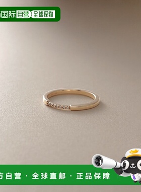 日潮跑腿COCOSHNIK K10 钻石中心阶梯戒指 405-66328