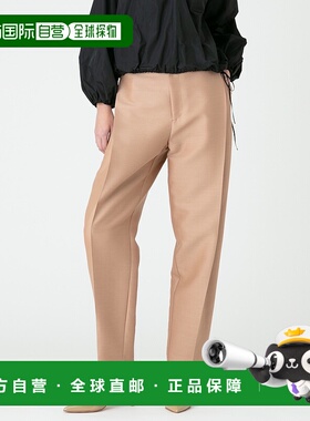 1h可退 日本直邮Loulou Willoughby女士羊毛丝混纺高腰长裤 21241