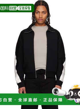 1h可退 香港直邮Givenchy 纪梵希 男士 黑色 Zipped Open Seam Co